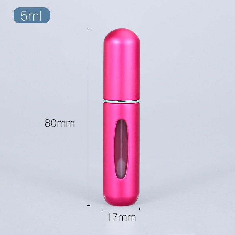 EPibuss 5ml  Portable Liquid Mini Aluminum Container  Perfume Atomizer For Traveling