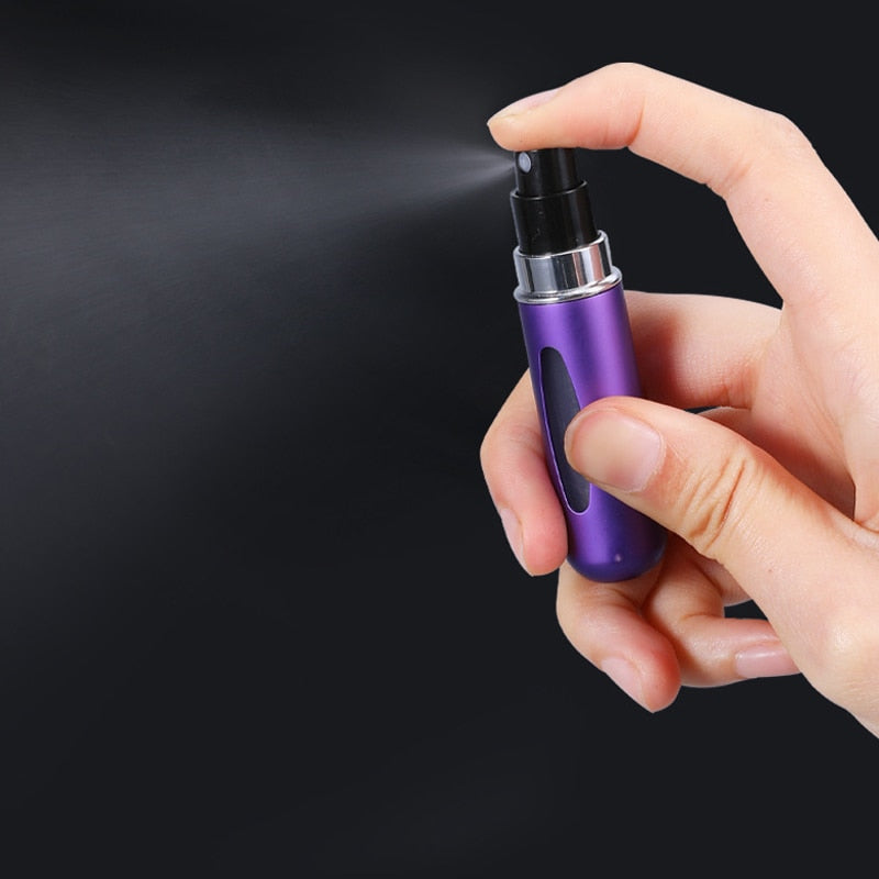 EPibuss 5ml  Portable Liquid Mini Aluminum Container  Perfume Atomizer For Traveling