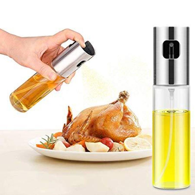 EPibuss Kitchen Stainless Leak-proof Steel Olive Oil Spray Bottle