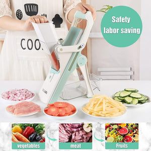 EPibuss Multifunctional Manual  Chopping  Shredding Vegetable Slicer