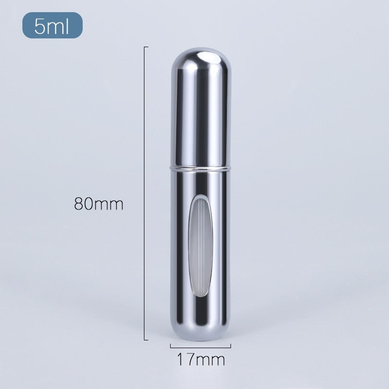 EPibuss 5ml  Portable Liquid Mini Aluminum Container  Perfume Atomizer For Traveling