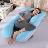 EPibuss Side Sleeper Maternity Sleeping Support U Shape 100% Cotton Full Body Pillow for Pregnant Women