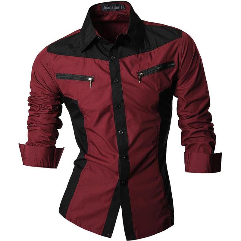 EPibuss Men Dress Fashion  Long Sleeve Shirts