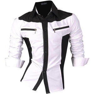 EPibuss Men Dress Fashion  Long Sleeve Shirts