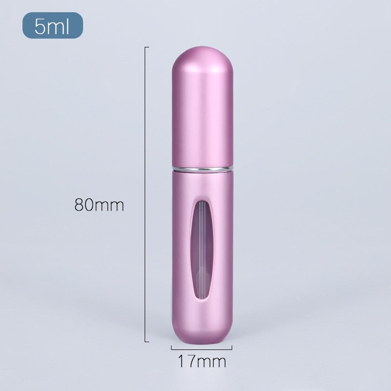 EPibuss 5ml  Portable Liquid Mini Aluminum Container  Perfume Atomizer For Traveling