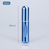 EPibuss 5ml  Portable Liquid Mini Aluminum Container  Perfume Atomizer For Traveling