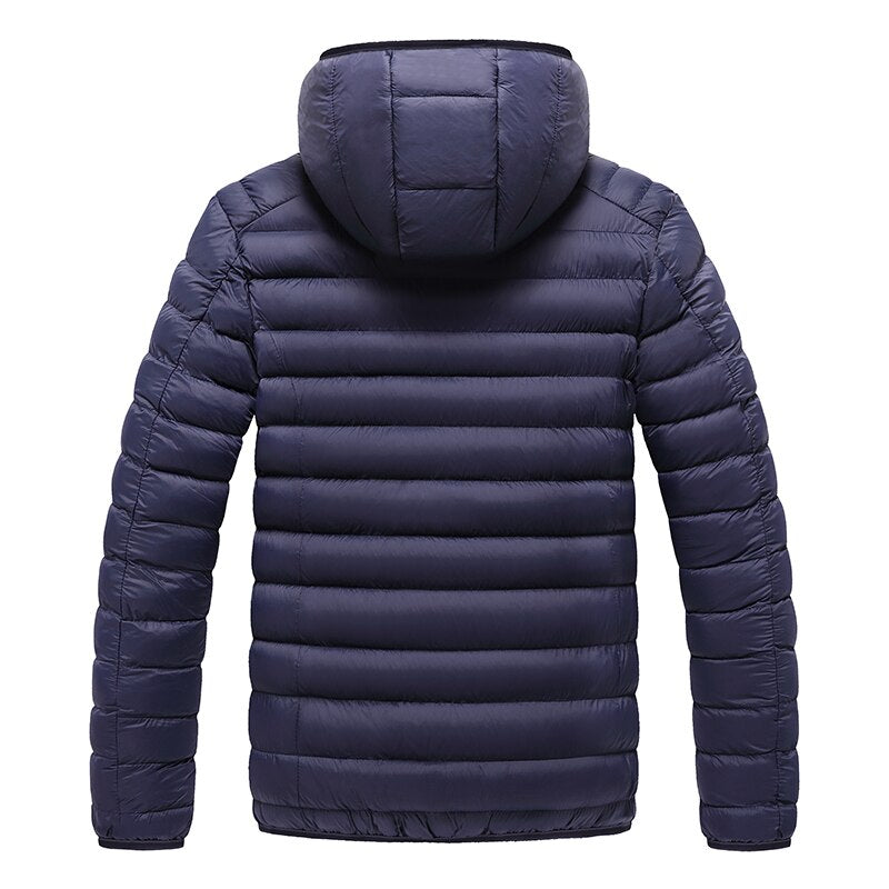 EPibuss Men Winter New Casual Warm Thick Waterproof Jacket