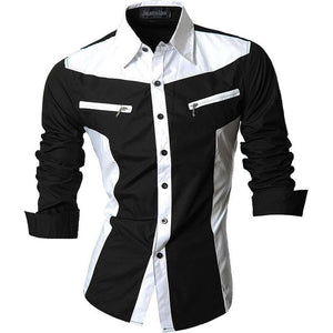 EPibuss Men Dress Fashion  Long Sleeve Shirts