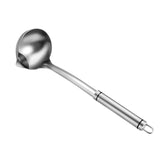 EPibuss Long Handle Kitchen Stainless Steel Scoop Filter Skimmer Oil-Water  Strainer