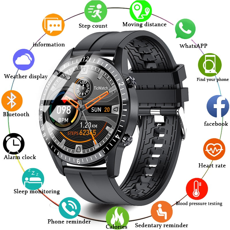 EPibuss Men Touch Screen Sport  Waterproof Bluetooth-Fitness Watch