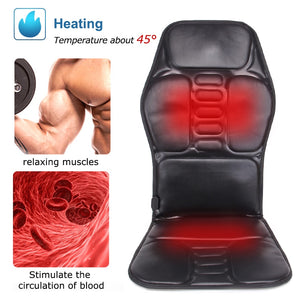 EPibuss Electric Heating Vibrator On Chair Cushion, Car, Home, Office, And Mattress Back Massager