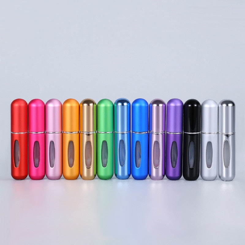 EPibuss 5ml  Portable Liquid Mini Aluminum Container  Perfume Atomizer For Traveling