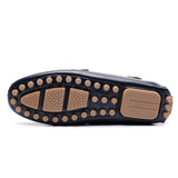 EPibuss Men Leather Moccasin Golf shoes