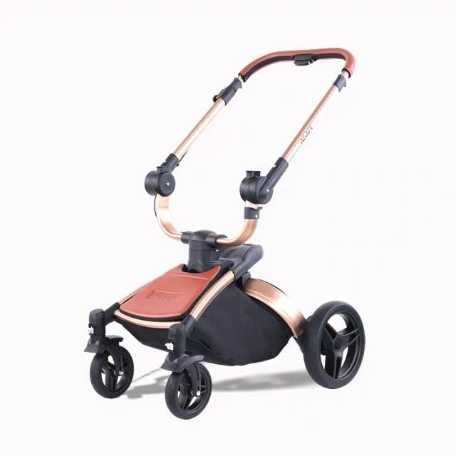 EPibuss PU leather Newborn Carriage 3 in 1 Stroller