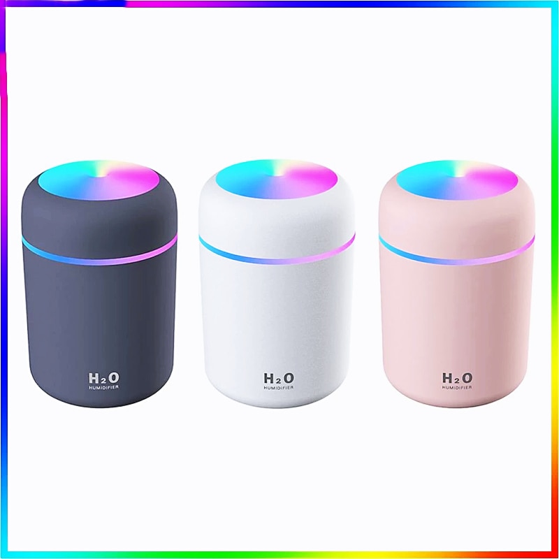 EPibuss Portable Aroma Oil Diffuser Electric Air Humidifier with Colorful Night Light for Home Car