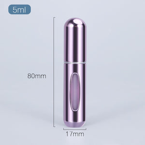 EPibuss 5ml  Portable Liquid Mini Aluminum Container  Perfume Atomizer For Traveling