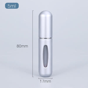 EPibuss 5ml  Portable Liquid Mini Aluminum Container  Perfume Atomizer For Traveling