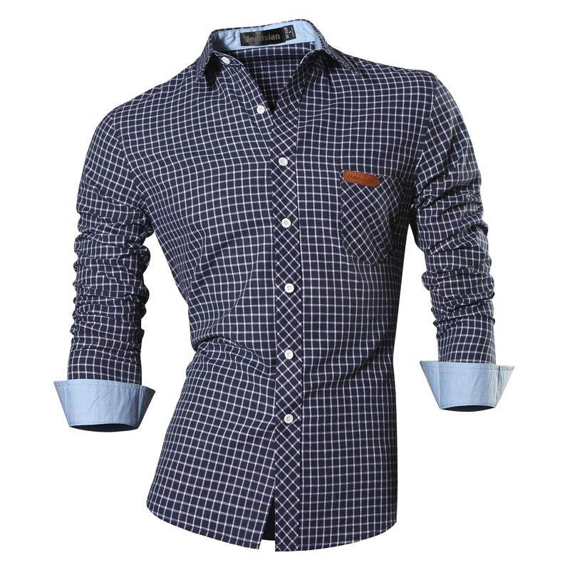 EPibuss Men Dress Fashion  Long Sleeve Shirts