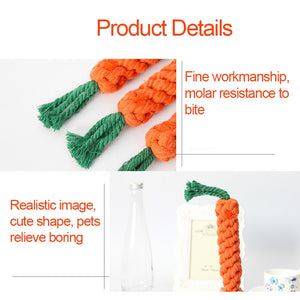 EPibuss Dog Chewing Cotton Rope Toys Durable Braided Bite Resistant Puppy Molar Cleaning Teeth