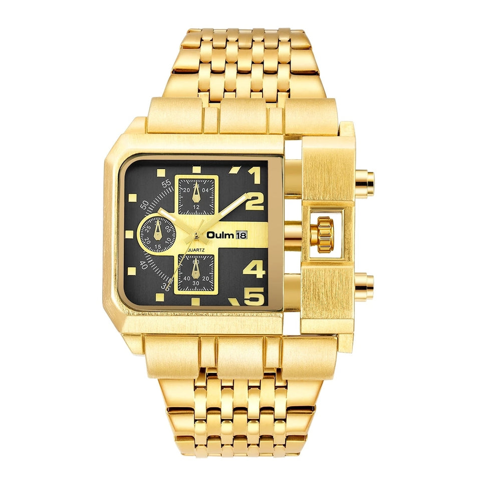 EPibuss Luxury Men Quartz Jewelry set
