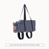 EPibuss Portable Puppy Car Safety Seat  Basket Dog Carrier Bag Pet Booster