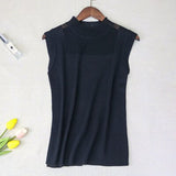 EPibuss Women Tank Tops High Elastic Sexy Sleeveless Knitted Vest