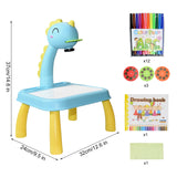 EPibuss Children Led Projector Art Drawing Table Toy