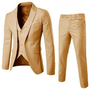EPibuss Men Two-Piece Light Business Suit