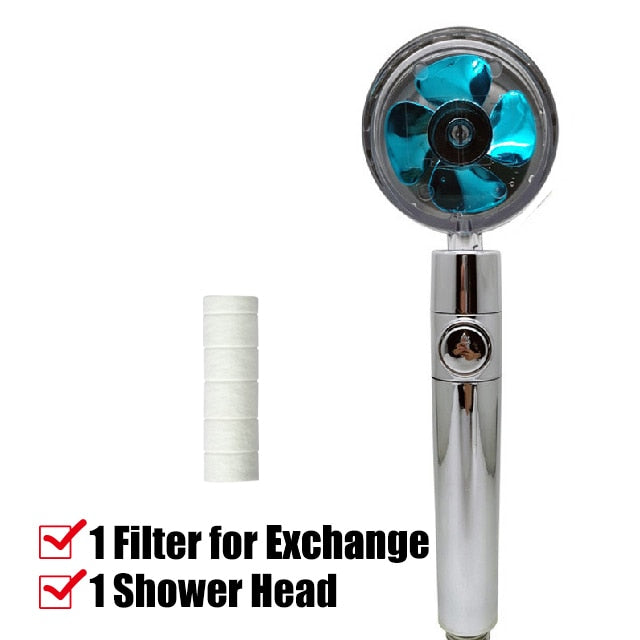 EPibuss New Turbo Propeller High Pressure Extension Showerhead