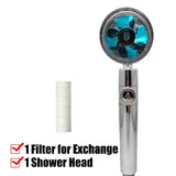 EPibuss New Turbo Propeller High Pressure Extension Showerhead