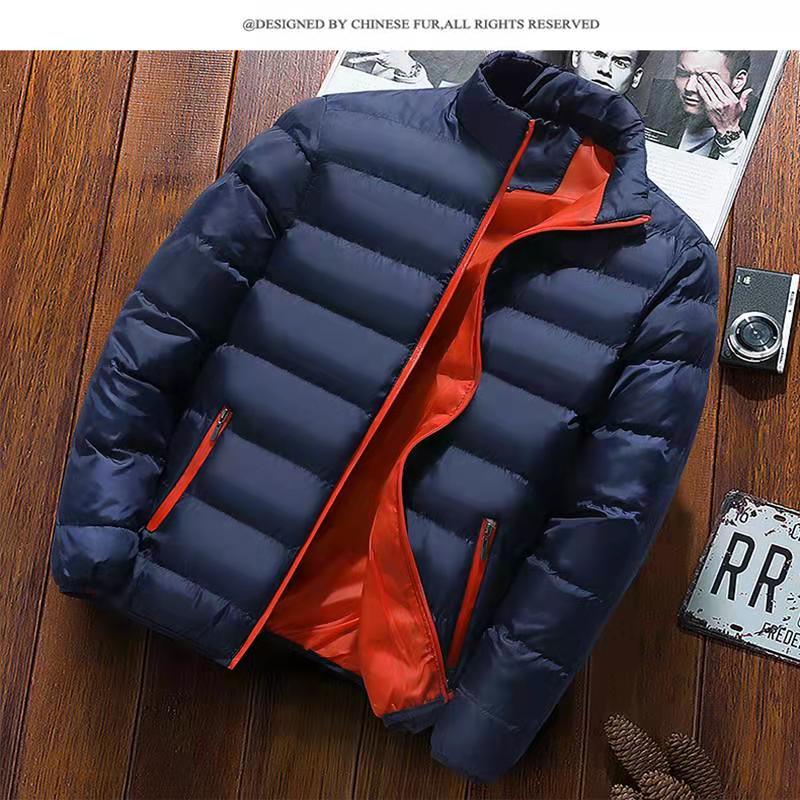 EPibuss Men Lightweight Warm Winter Zip Jacket