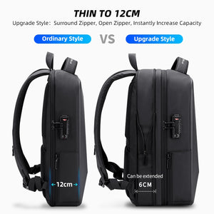 EPibuss Men Laptop Backpack Anti-theft Waterproof School Backpacks USB Charging