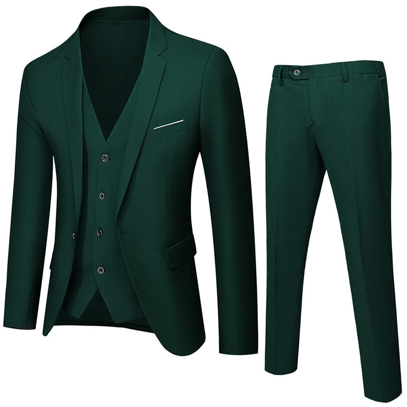 EPibuss Men Two-Piece Light Business Suit