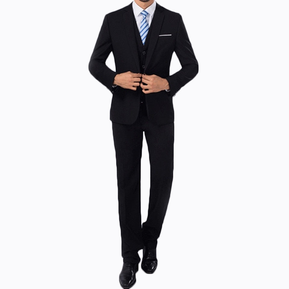 EPibuss Men Business Slim Fit Fashion Formal Suits