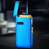 EPibuss Men New Dual Arc Lighter Windproof Flameless  Cigar Lighter