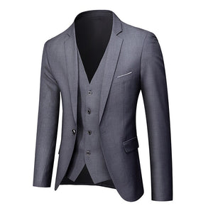 EPibuss Men Two-Piece Light Business Suit