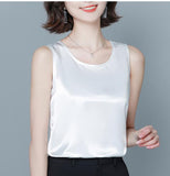 Epibuss Thick silk tanks women sexy satin tank tops