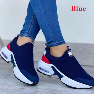 EPibuss Spring and Autumn New Women Sports Vulcanized  Flat Tennis Shoes