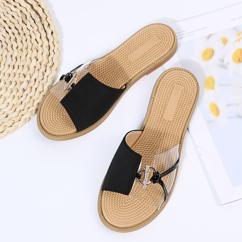 EPibuss New Women Slippers Shallow Mouth Open Toe Flip Flops