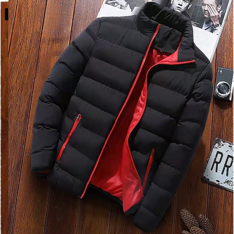 EPibuss Men Lightweight Warm Winter Zip Jacket