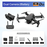 EPibuss Boy Foldable Quadcopter  Drone With Wide Angle HD 4K 1080P Camera Height