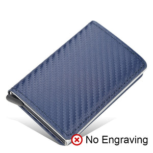 EPibuss Men Carbon Aluminum Credit Card Case Holder Wallet