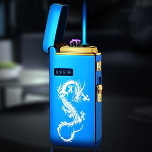 EPibuss Men New Dual Arc Lighter Windproof Flameless  Cigar Lighter