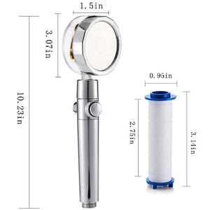 EPibuss New Turbo Propeller High Pressure Extension Showerhead