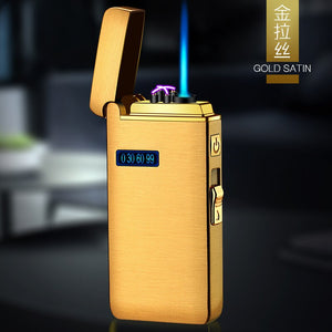 EPibuss Men New Dual Arc Lighter Windproof Flameless  Cigar Lighter