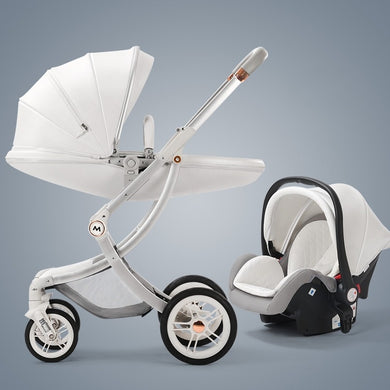 EPibuss Luxury Baby Carriage Stroller 2 in1, 3 In 1 with Car Seat,