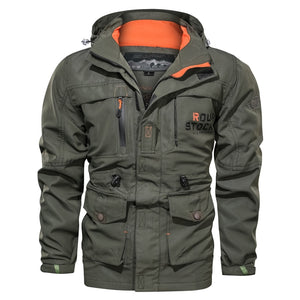 EPibuss Men Autumn Winter Outdoor Camping Wear Resistant New Tactical Jacket