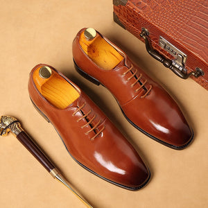 EPibuss Men New Plus Size Oxford PU Leather Shoes