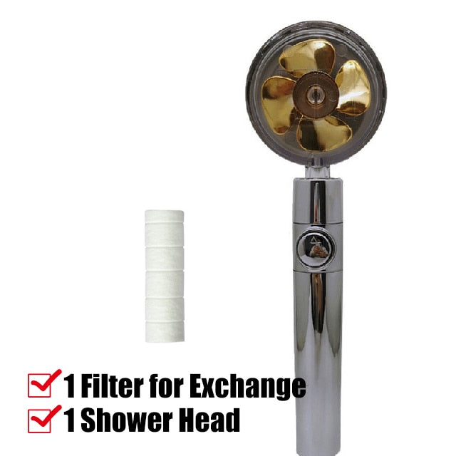 EPibuss New Turbo Propeller High Pressure Extension Showerhead