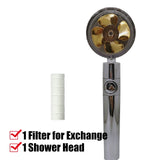 EPibuss New Turbo Propeller High Pressure Extension Showerhead